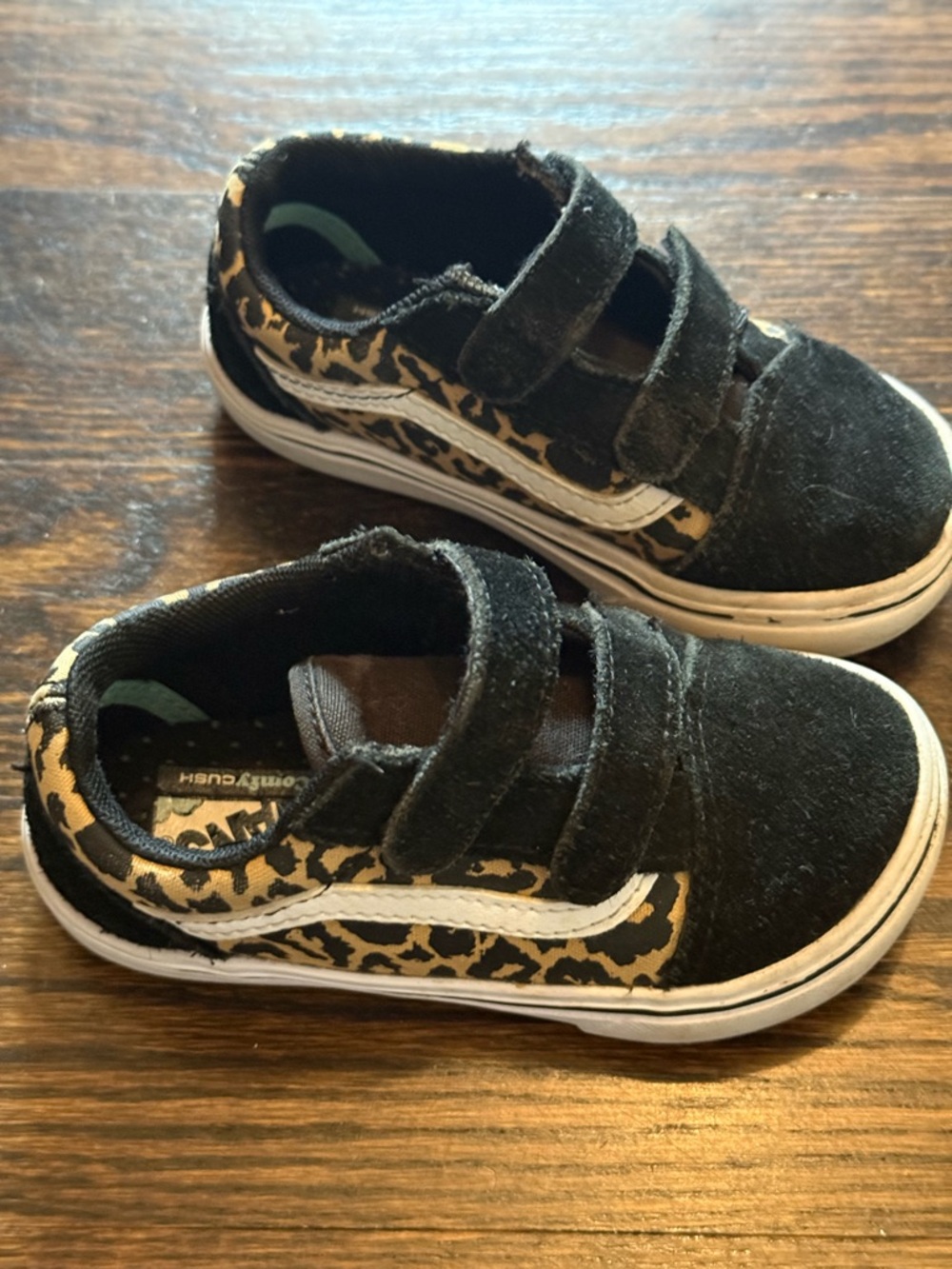 Black Leopard Vans - Picture 2 of 4